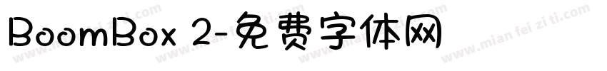 BoomBox 2字体转换